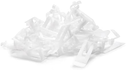 HLO Lighting Christmas Light Clip | All in One | Use with C9, C7, and LED Mini Lights | Christmas Light Hangers for Gutters | 100 Pack