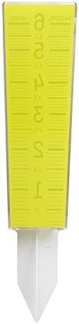 Taylor ClearVu Rain and Sprinkler Gauge, Measure and Monitor Precipitation, Easy to Read for Backyard, Patio, Garden, and Lawn, 6-inch Capacity, Clear