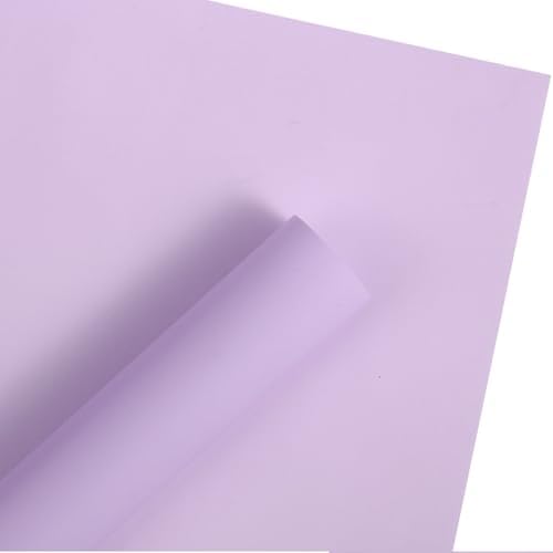 RUSPEPA 20 Sheets Flower Wrapping Paper, Pure Purple Waterproof Floral Bouquet Wrapping Paper, Florist Supplies Packaging for Birthday, Wedding, Valentines Day, Mother's Day, DIY Crafts, 22.4" x 22.4"