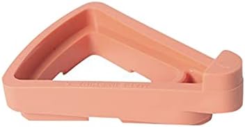 24pcs Plant Pot Feet, Invisible Flower Pot Risers, Pot Lifters Support, Triangle Feet Lifter, Terra Cotta Pot Toes for Indoor Outdoor Planters & Gardening Plant Container (Orange)