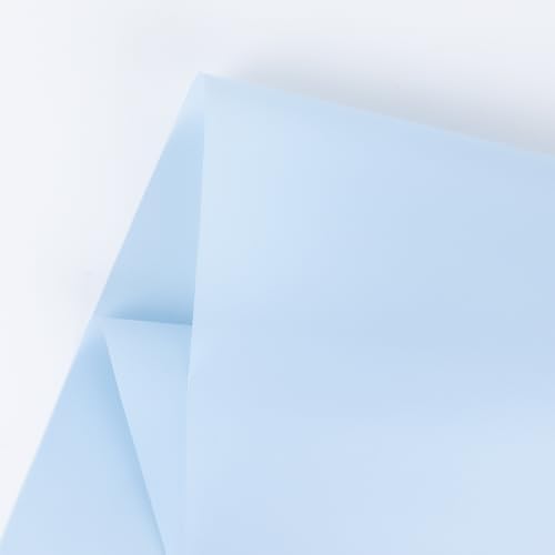 20 Sheet Flower Wrapping Paper-Waterproof Bouquet Paper (Gradient Blue)