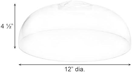 ASPECTS 281 Tube Top Clear Protective Weather Dome Made from UV Stabilized Polycarbonate, 12 inch Diameter