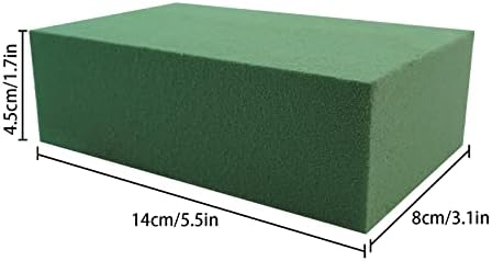 Prashent 96Pcs Floral Foam Blocks Green Wet Dry Flower Foam Plant Foam for Fresh & Artificial Flower Arrangements DIY Craft 5.5”L x 3.1”W x 1.7”H