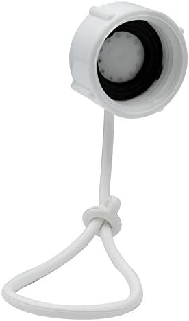 RecPro White Carded Drinking Water Hose Storage Cap | Hose Plug | 3/4 Male and Female (2 Cap)