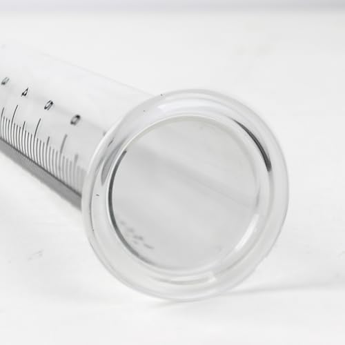 7'' Capacity Rain Gauge Replacement Tube Glass, 2 Pcs