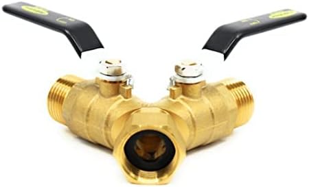Fairview Industrial-Grade Garden Hose Splitter, Large Handles