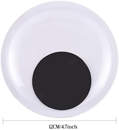 DECORA 6 Inch Large Wiggle Googly Eyes with Self Adhesive for Crafts Set of 4