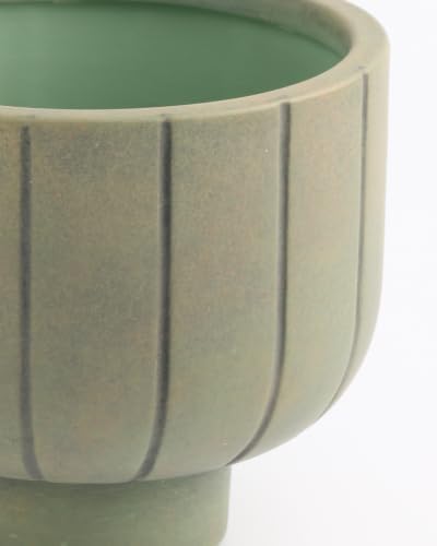 Self Watering Pots for Indoor Plants, 6 Inch Ceramic African Violet Pot