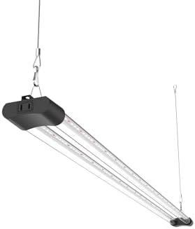 LED Grow Light Full Spectrum Light Linkable 5000K Daylight + 660nm Red Indoor Plant Lighting Fixture (4 FT)