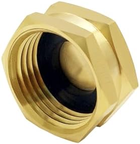 4 Pack 3/4" GHT Garden Hose End Caps with Washers,Female Spigot Cap