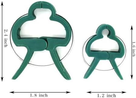 Plant Support Clips, 80 PCS, 2 Sizes