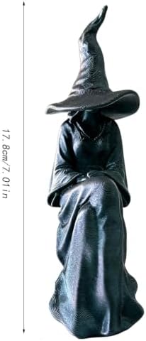 Halloween Witch Figurine for Bookshelf Display