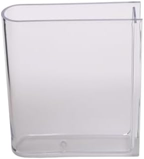 Wordless Clear Acrylic Book-Shaped Flower Vase Desk Bookshelf Decor