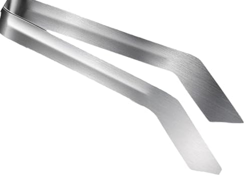 2 Pcs Seedling Transplanting Tongs, 6.7/8.7 inch Stainless Steel Gardening Remove Seedling Starters, Seedling Remove Pliers for Reducing Root Damage