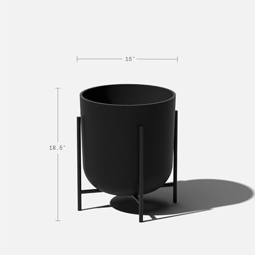 Veradek Mason Series Raised Lima Planter - Round Planter with Stand