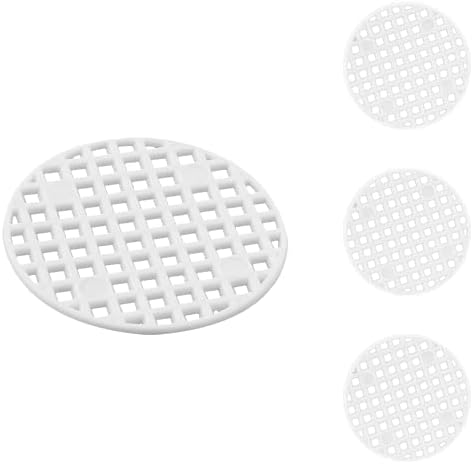 Bivethoi Plant Pot Mesh Hole Cover, 1.8" / 45mm, White, 100pcs