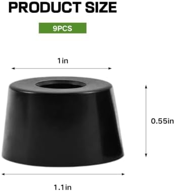 18PCS Plant Pot Feet, Pot Risers for Outdoor Planters, Rubber Pot Lifters