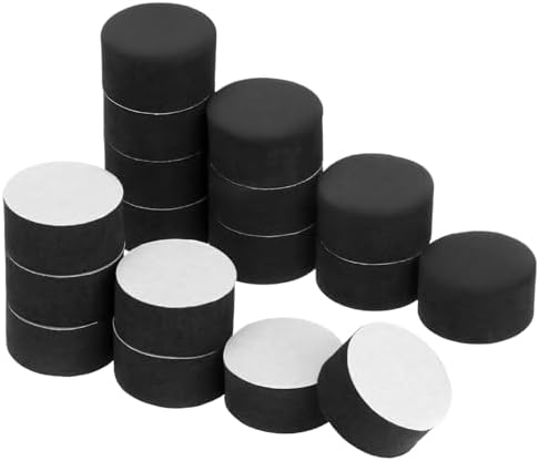 QWORK Invisible Pot Feet Risers, 50 Pcs EVA Foam Plant Risers, Planters Adhesive Pads, Plant Pot Feet for Enhanced Drainage, Ventilation, and Surface Protection