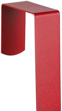 Sattiyrch 15" Wreath Hanger for Front Door,Sturdy Steel Wreath Door Hanger,Over The Door Hanger Hook (Red,2)