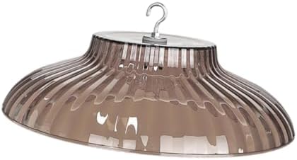 Bird Feeder Protective Cover, Guard, Rainproof Bird Feeding Shelter, Baffle Rain Protective Dome, Brown