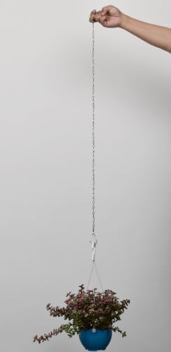 Chain for Hanging Plants,35 Inch Silver Hanging Chain(Silver, 35 Inch-2PCS)