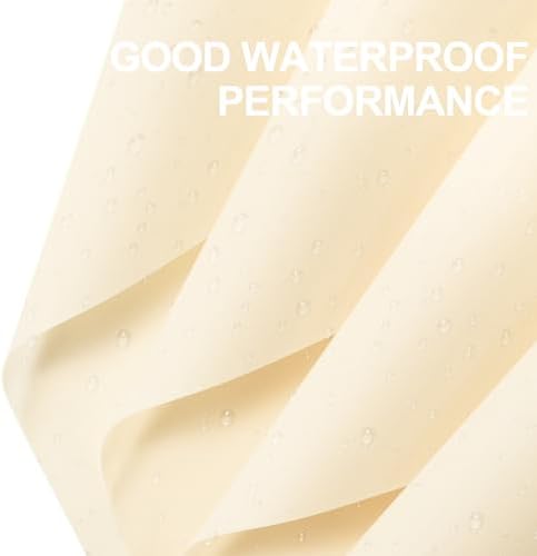 WRAPAHOLIC 20 Sheets Flower Wrapping Paper - 22.4 x 22.4 inch Pure Cream Yellow Color Water-Resistant Floral Bouquet Wrapping Paper, Florist Supplies Packaging for Fall Wedding Birthday Gift DIY