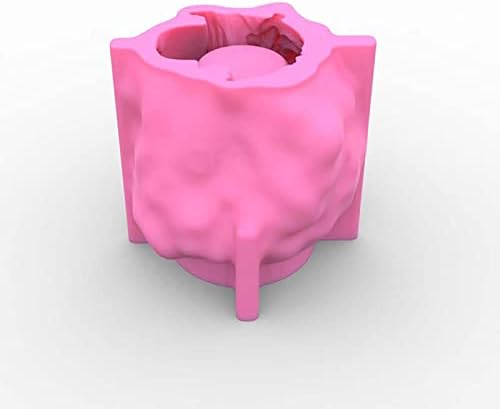 Flower Pot Mould for Cement Silicon DIY Concrete Plant Vase Moulds Handmade Home Decoration Tool Pen Holder Resin Epoxy Silicone Mold (G61)