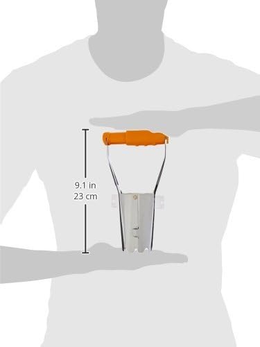 Fiskars Bulb Planter, Spring-Loaded Handle for Easy Bulb Planting, Depth Gradation Marks for Accurate Planting in Tough