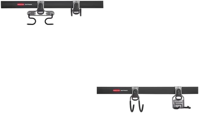 Rubbermaid FastTrack Garage Storage System Tool Hanging Kit, Wall Mount Holder for Garden Lawn Tools/Garage/Home