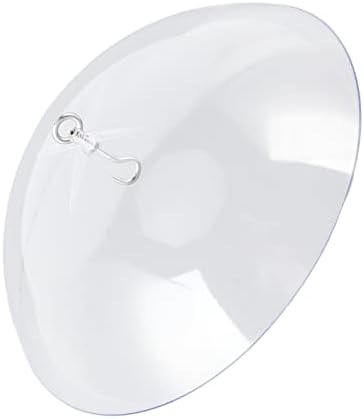 Large Diameter Bird Feeder Squirrel Guard, Easy Installation Clear Acrylic Bird Feeder Cover Protective Dome for Feeders
