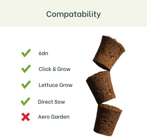 Gardeners' Choice Marigold Seed Pods with Plant Food, 10 Pods | Companion-planting flower; fits Click and Grow &