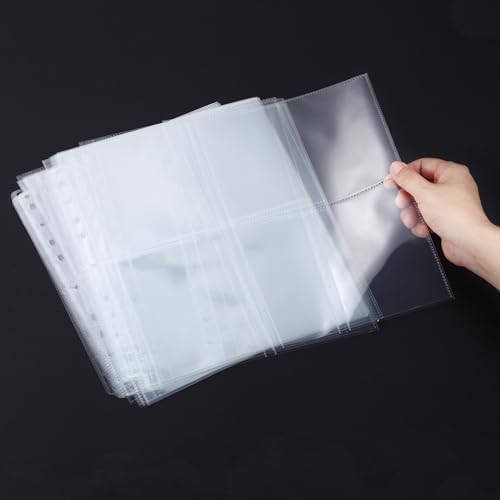 MUQING 60 Pack 240 Pockets Seed Packet Sleeves, Slot Size 3.5"x 5"