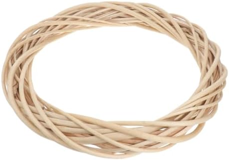 Grapevine Wreath Vine Branch for Decor, 11.41 Inch, Beige