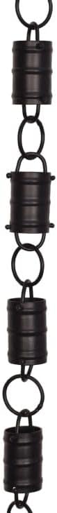 Tri-Stripe Rain Chains for Gutters 8.5ft