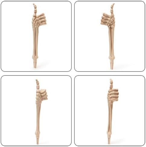 Halloween Skeleton Stakes Decorations, Creepy Hands Arms with Lawn Stakes, Realistic Skeleton Bones for Outdoor Party Yard Lawn Garden Graveyard Haunted House Decor