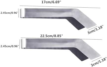 2 Pcs Seedling Transplanting Tongs, 6.7/8.7 inch Stainless Steel Gardening Remove Seedling Starters, Seedling Remove Pliers for Reducing Root Damage