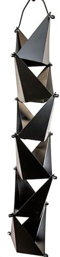Origami Rain Chain - Black - 8 Feet