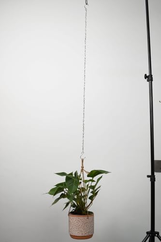 Chain for Hanging Plants,35 Inch Silver Hanging Chain(Silver, 35 Inch-2PCS)