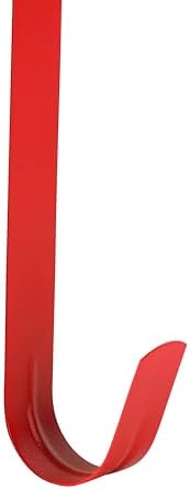 Slim Over The Door Wreath Hanger for Front Door, 12" Red 1 Pack