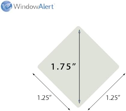 WindowAlert Performance Series Diamond Anti-Collision Decal 4 Sheet Bundle - UV-Reflective Window Decal to Protect Wild Birds from Glass Collisions - Made in the USA