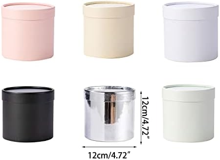 Flower Box Round Rose Bouquet Bucket Boxes Wedding Party Table Decorations Packaging Valentine Day