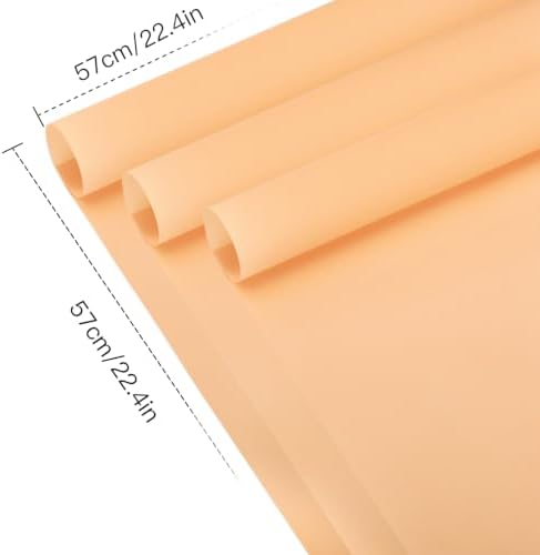 WRAPAHOLIC 20 Sheets Flower Wrapping Paper - 22.4 x 22.4 inch Pure Champagne Water-Resistant Floral Bouquet Wrapping Paper, Florist Supplies Packaging for Wedding Birthday Gift DIY