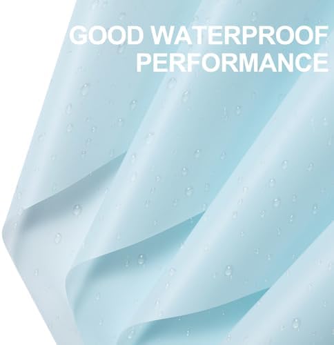 WRAPAHOLIC 20 Sheets Flower Wrapping Paper - 22.4 x 22.4 inch Pure Light Blue Water-Resistant Floral Bouquet Wrapping Paper, Florist Supplies Packaging for Wedding Birthday Gift DIY