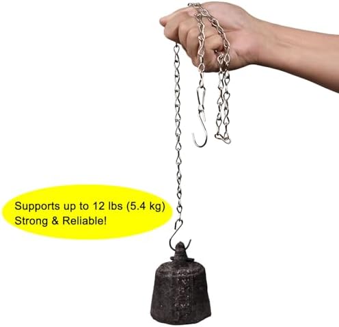 Chain for Hanging Plants,35 Inch Silver Hanging Chain(Silver, 35 Inch-2PCS)