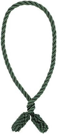 Haute Decor Decorative Twist Ties, 6 Pack, 20 inches (Green) - Hang Garland, Lights, Decorations