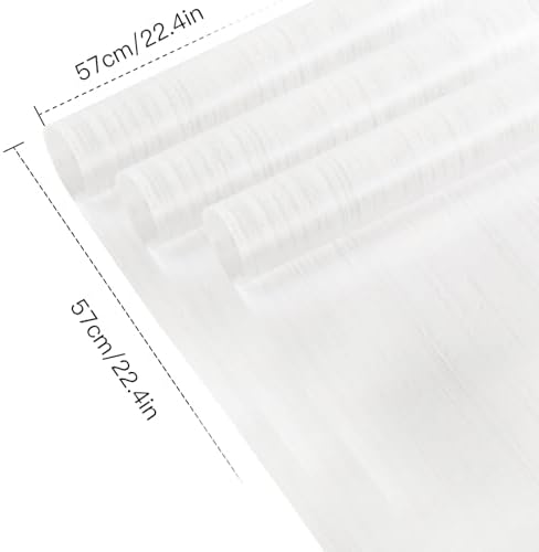 WRAPAHOLIC 20 Sheets Flower Wrapping Paper - 22.4 x 22.4 inch White Lines Water-Resistant Floral Bouquet Wrapping Paper, Florist Supplies Packaging for Wedding Birthday Gift DIY