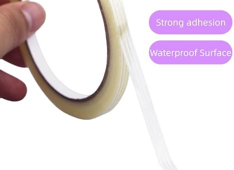 4 Rolls Clear Floral Fiberglass Tape, 1/4" Flower Arrangement Tape for Bouquet Stem Binding, Wedding Florist Craft Supplies (4, 1/4 in)
