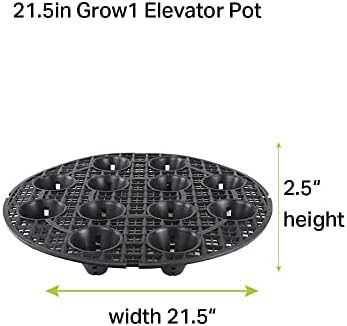 Grow1 21.5-Inch Pot Elevators for Plants (1-Piece)