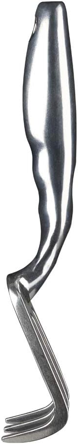 Heavy Duty Garden Tools with Digging Trowel, Transplant Trowel and Cultivator Hand Rake Solid One Piece Cast Aluminum