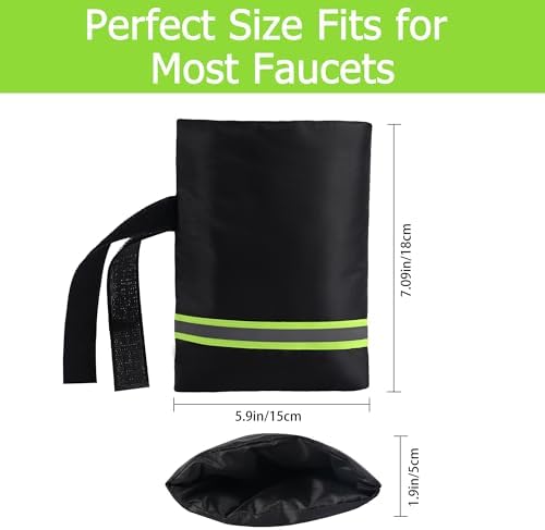 Outdoor Faucet Cover, Thicken Faucet Covers for Winter, Green, 4 Pack